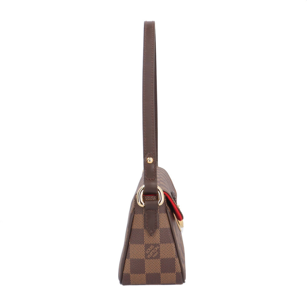 LOUIS VUITTON Authentic Brown Damier Canvas Shoulder Bag - Picture 4 of 8